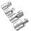 4Pcs Drive Socket Adapter Converter Reducer Air Impact Socket Wrenches Electric Wrench Tool Adapter Hand Tools Silver 2