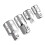 4Pcs Drive Socket Adapter Converter Reducer Air Impact Socket Wrenches Electric Wrench Tool Adapter Hand Tools Silver 3