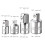 4Pcs Drive Socket Adapter Converter Reducer Air Impact Socket Wrenches Electric Wrench Tool Adapter Hand Tools Silver 5