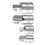4Pcs Drive Socket Adapter Converter Reducer Air Impact Socket Wrenches Electric Wrench Tool Adapter Hand Tools Silver 4