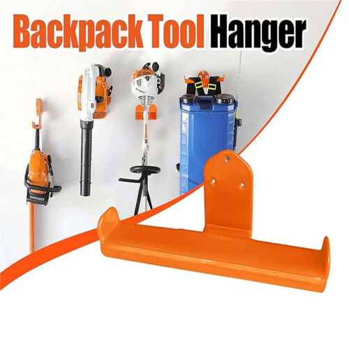 Backpack Leaf Blower Hanger Backpack Sprayer Wall Mount Heary Duty Chainsaw Wall Mount Garage Organization Storage 1