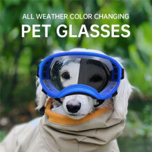 Color Changing Pet Glasses, Dog Goggles , Size Dog Sunglasses, Snow Glasses, Dog Sunglasses L