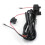 USB Charger Adapter with Inline Fuse Waterproof USB Motorcycle Socket 5V 2.1A USB Power Outlet 1.83m Cable 5