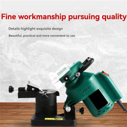 Electric Chainsaw Sharpener 100mm Chain Automatic Chain Sharpener Adjustable 8500RPM for Grinding Chains EU Plug 2