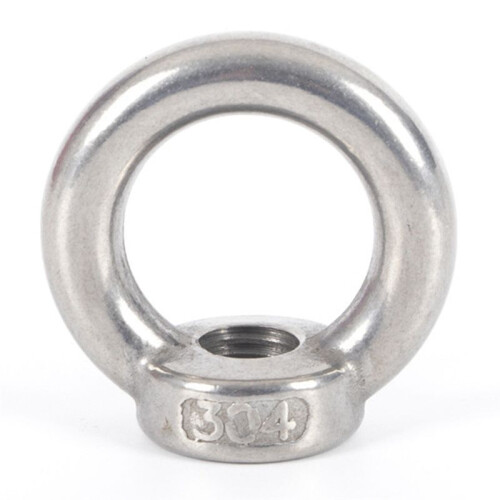 M6 Eye Mutter Rostfritt Stål Marine Lifting Eye Mutter Ring Mutter Eyelet för Kabellyft 2