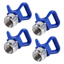 246215 Base di Protezione per Ugello da 7/8 Pollici G7/8 Ugelli con Ugello Reversibile Blu X HandTite per Vernice Airless 246-215