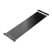Yoga-Gleitmatte für Den Innenbereich, Sport, Eisschnelllauf, Trainingsbrett, Matte, Eishockey, Rollschuhlaufen, Beinübungen, 180 cm, Schwarz