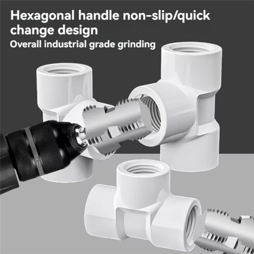 Universal Wire Cutting Tool Water Pipe Inner Hole Wire Cutter PPR 4 Points 6 Points PVC Plastic PE Pipe Electric Drill