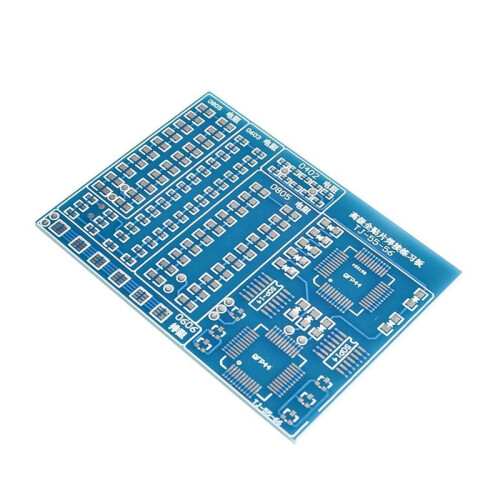 10 Sets Welding Practice Circuit Board Kit for SMT Skill Training 110 Components/Set DIY Welding Practice Circuit Board 2