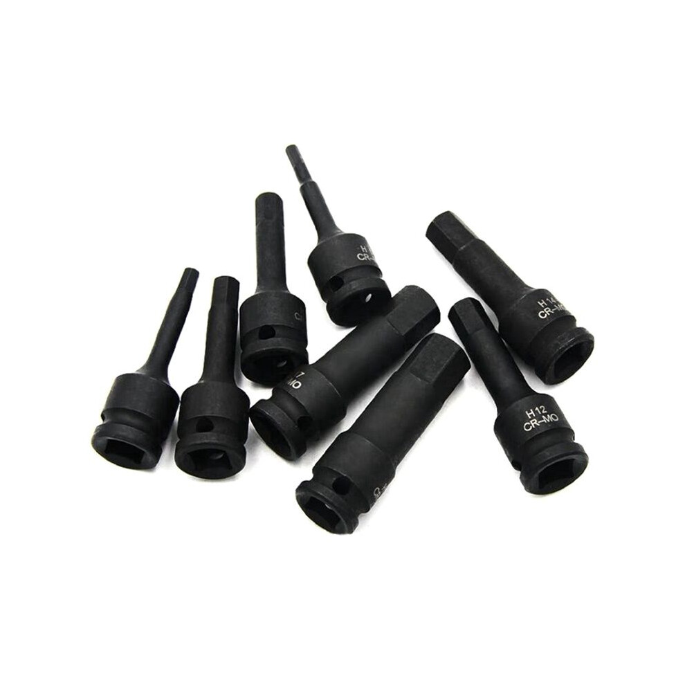 1/2Inch Impact Hex Socket Drill Bit 12.5Mm H5-H19 Hex Key Wrench Socket Bit Impact Wrench Socket Adapter 6034227932213