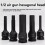 1/2Inch Impact Hex Socket Drill Bit 12.5mm H5-H19 Hex Key Wrench Socket Bit Impact Wrench Socket Adapter 3