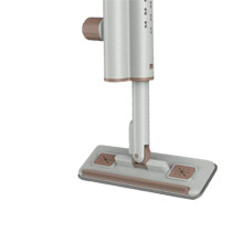 Balai à Franges Rotatif avec Essuie-Glace, Nettoyeur de Vitres, Balai à Franges pour Salle de Bain, Outils de Nettoyage Ménager