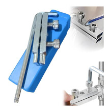 Broken Faucet Removal Tool,Stripped Screw Extractor,Broken Pipe Extractor Tool,Pipe Extractor Set 1set