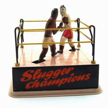 Clockwork Boxing Toy Nostalgic Themed Boxing Ring Toy Decoration Retro Collectible