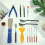 23Pcs 3D Printer Tool Kit,3D Printer Accessories Removal Tools Includes Nozzle Cleaning Kit,Putty Knife Scrapers Brushes 2