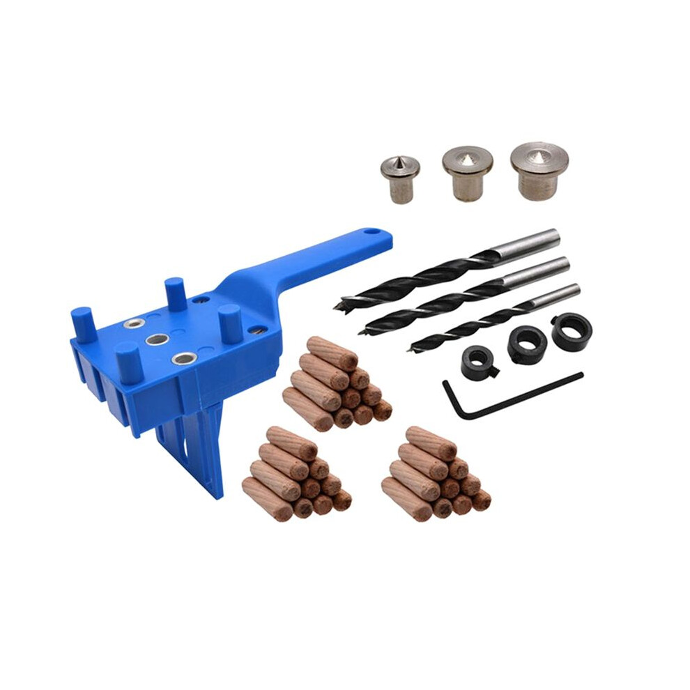41Pcs 6/8/10Mm Drill Bit Woodworking Dowel Jig Drilling Doweling Hole Saw Drill Guide Hole Locator 4711823440541