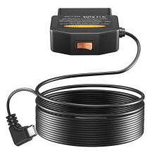 OBD2 OBD Power Cable for Dash Camera, OBD to Type-C USB OBDII Adapter Hardwire Charger Cable, 12-36V to 5V/3A