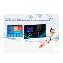 Alarm System for Home Burglar Security 433MHz WIFI+GSM Alarm Wireless WiFi Alarma Tuya App Work US Plug