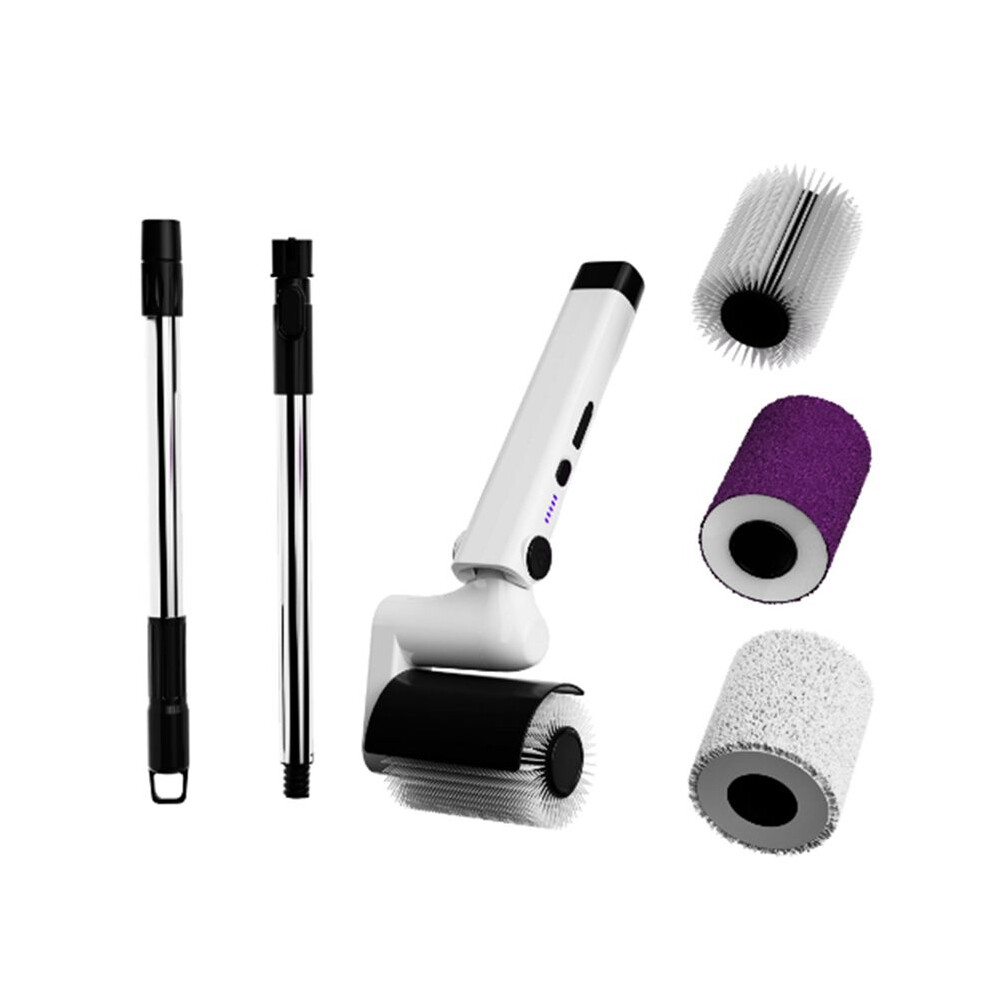 Roller Electric Scrubber Waterproof Cordless Power Cleaning Brush For Floor, Bathroom, Furniture, Glass Clearing 6031192259710