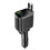Autoladegerät-Adapter, Schnellladefunktion, USB-Typ-C-Autoladegerät mit Einziehbarem Typ-C-Kabel, Multi-Port-Autoadapter 1
