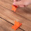 8 Pcs Deck Spacer Tool,4 Thicknesses Deck Board Spacers(1/16In, 1/8In, 3/16In, 1/4In), Deck Spacers Assorted Orange 6