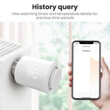 Tuya Zigbee Thermostatic Valve Radiator Controller Mobile Phone APP Control Temperature Control