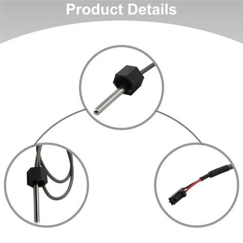 For Spa M7 Sensor 24in Temp/High Limit 1/4in Diameter 2 Pin - 32016 30042 30382 Spa Control Spa Sensor Replacement Kit 2