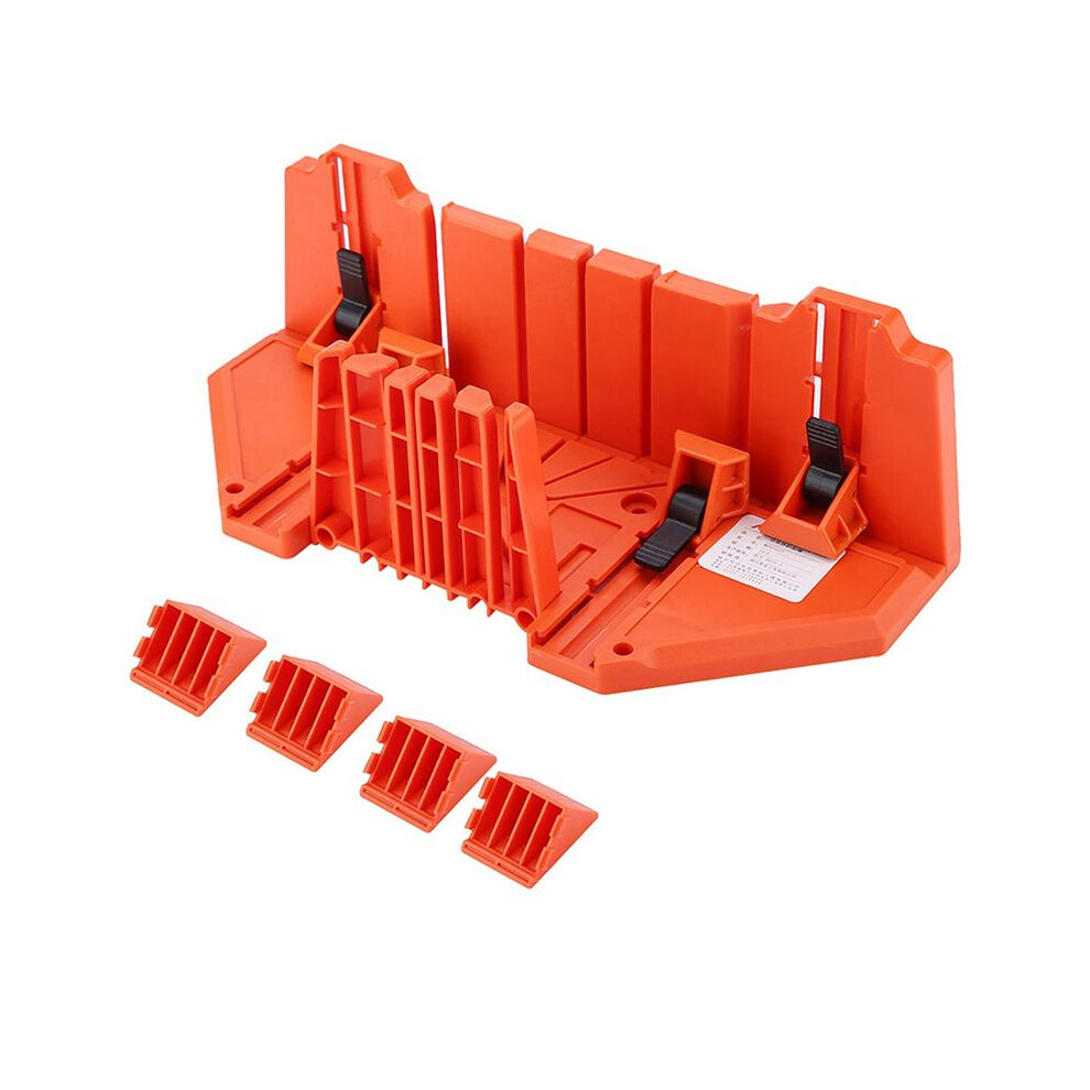 Plastic Mitering Box Pruning Saw Wood Cutting Hand Saw Hardware Tool 14Inch Clamp Miter Box Wood Saw Miter Box 4712731149052