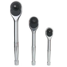 Ratchet Wrench 24 Tooth Quick Release 1/4 Inch 3/8 Inch 1/2 Inch Socket Automotive Nut Reversible Drive Wrench