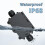 External Junction Box IP68,2 Way Clamshell-Type Underground Electrical Box with Terminal Block Airtight Plastic Box 2