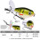 Angelköder Topwater Whopper Popper Schwimmender Wobbler Künstlicher Hartköder mit Propeller Angeln Hecht 16g A 5