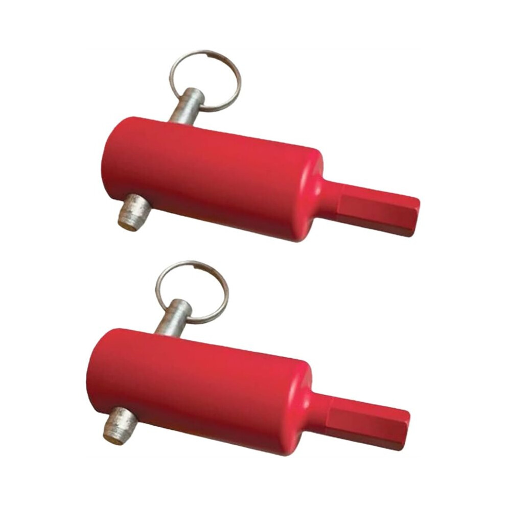 Ez-Crank Trailer Jack Drill Adapter,Heavy Duty Power Drill Crank Handle For 1" Handle Studs For Timpte, Dump (2Pc) 4712217678212
