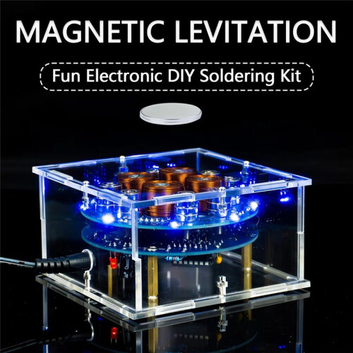 Magnetic Levitation Module Kit Electronic Small Fabrication Experiment Coil Push Down Circuit Board DIY Welding Kit 1