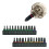 25in1 Short Stubby  Screwdriver for Tight Space, Security Torx, Phillips, Flathead and Hex S2 Steel Bits 1