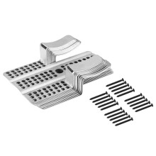 10Pcs Drywall Repair Clips Wall Patch Kit with Screws for 1/2 Inch Sheetrock Professional Drywall Hole Repair Solution