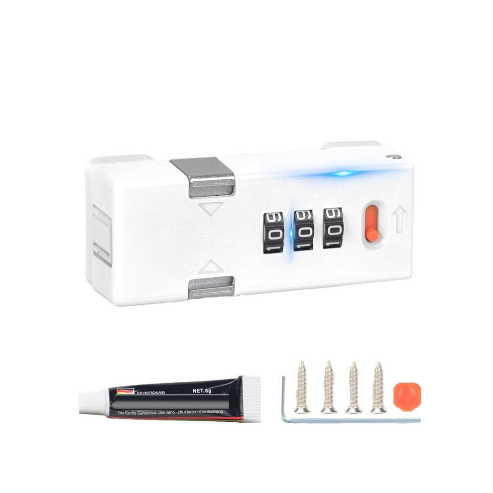 Premium Keyless Cabinet Lock With Combination Code - 3-Digit Password Hasp -Lock For Drawers, Bifold Closet Door 6034276667494