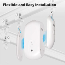 Tuya ZigBee Rideau Électrique Robot Minuterie Ouverture Automatique Fermeture Capteur de Lumière Application Télécommande pour Alexa B