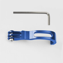 Folding Bicycle Front Fork Lamp Bracket Bicycle Lamp Extension Bracket Aluminum Alloy Extension Fittings Silver
