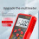 M118A Digital Multimeter True RMS Auto Range 6000 Counts NCV Data Hold Flashlight Transistor Testing 2