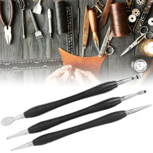 Schnitz- und Druckwerkzeug, Lederhandwerkslöffel-Stift-Set, Schreibwaren-Bastelsammlung für Kunsthandwerker und Hobbybastler