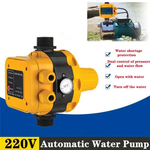 220V Intelligent Adjustable Pressure Water Pump Pressure Controller Water Pump Pressure  Automatic Water Pump 2