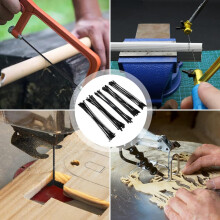 Dekupiersägeblätter 127 mm Dekupiersägeblätter mit Stift 10/15/18/20/24 Zähne Laubsägeblätter für Dekupiersäge (60 Stück)