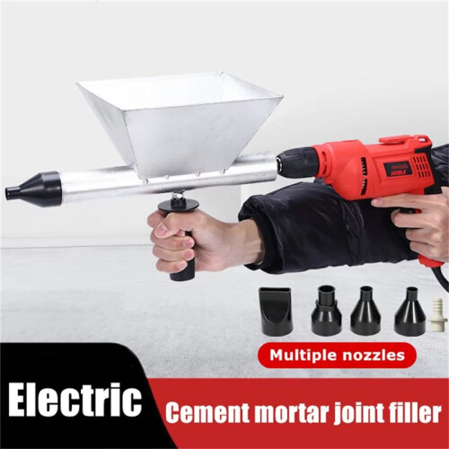 Electric Mortar Injector Automatic Caulking Tool Pointing Grouting Machine Mortar Pointing Grouting Applicator 1
