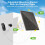 URAQT 5W Solar Panel for Eufy Camera, IP65 Waterproof, 3M /9.8ft 3
