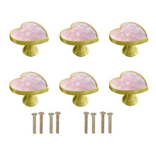 Gold Cabinet Knobs Decoration Door Handle Single Hole Handles Cabinet Drawer Dresser Kitchen Furniture Hardware Pulls