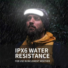 Rechargeable LED Headlamp IPX6 Waterproof 5000mAh 3 Light Modes for Outdoor Activities Like Camping, Running, Fishing
