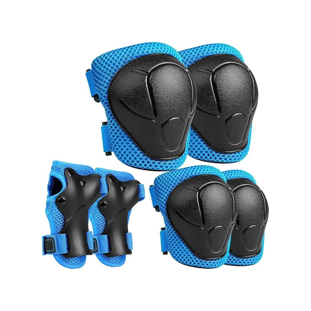 Kids Protective Gear Set Knee And Elbow Pads With Wrist Guards For Skating Cycling Bike Roller Scooter Tauoh