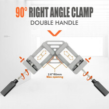 90 Degree Clip Welding Woodworking Right Angle Clamp Photo Frame Corner Clip Woodworking Workbenches Aluminum Alloy Clip