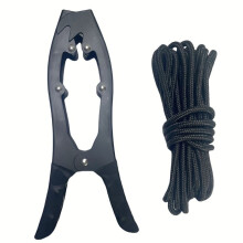 Agarre de Ancla, Pinza de Cepillo para Kayak con Paracord de 5 M para Anclarlo A Flotador, Accesorio para Canoa, Pesca, Navegación y Kayak.
