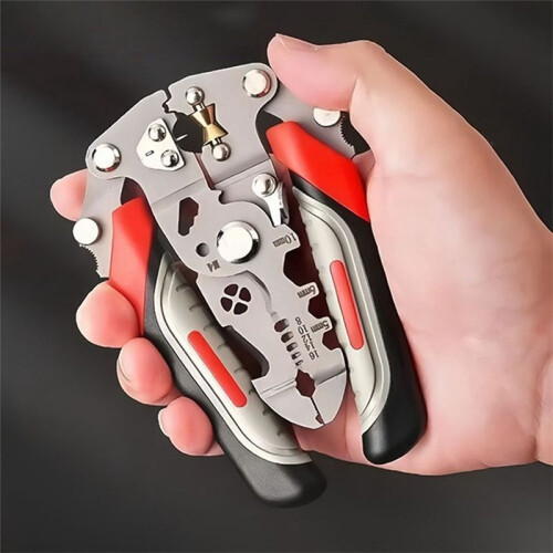 Multi Functional Foldable Electrician Tool Wire Cutting Pliers,Wiring and Pulling Plier,Wire Splitting Pressing Plier 2